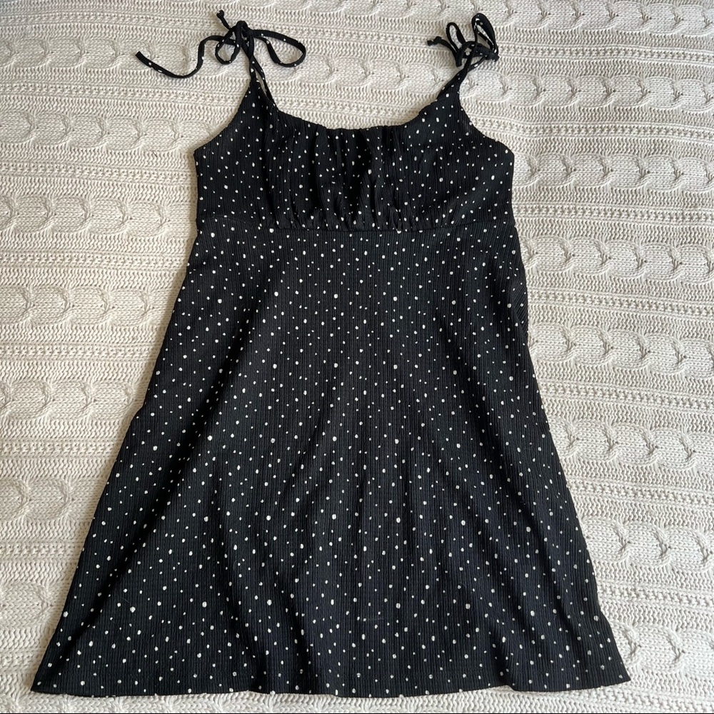 Topshop polka dot babydoll dress